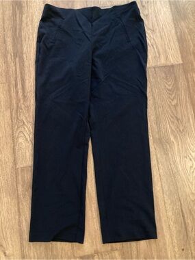 Style & Co. Women's Black Straight-Leg Trousers